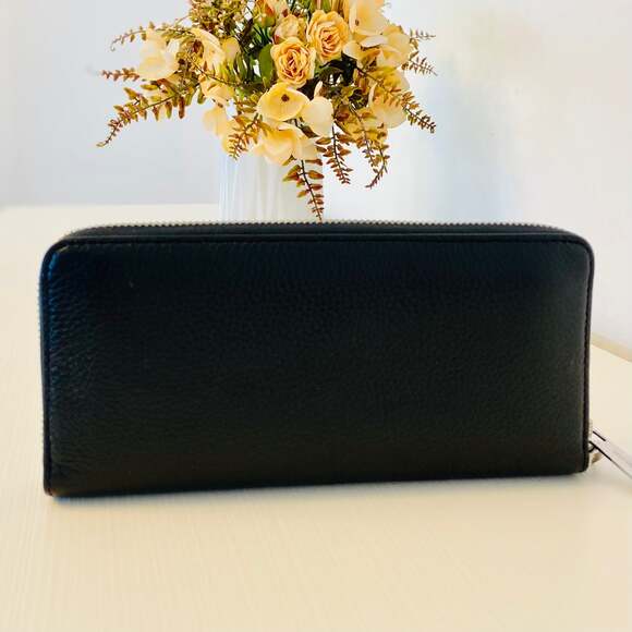Michael kors large continental wallet black new - Picture 2 of 5